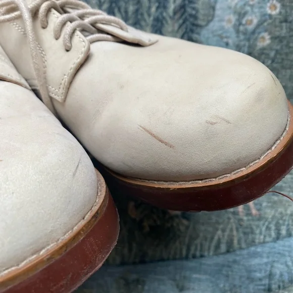 G.H.Bass & Co Exeter White Leather Oxford Shoes - Picture 5 of 5